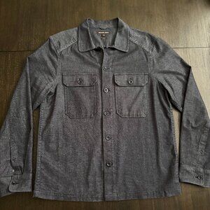 Michael Kors Denim Slim Cut Shirt Jacket - L - Like New